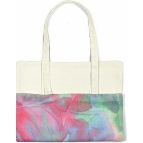 Sac Shopping - Tote Bag Coton - 70 x 34 cm - Ansés Longues 30 cm - Réutilisable Pliable - 1 Pièce (1/4)