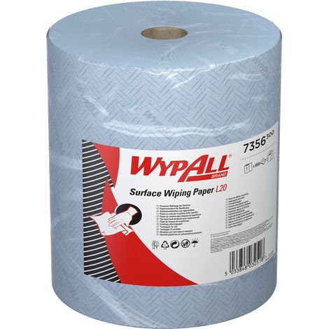 WYPALL - Panni di pulizia WypAll L20 Essential Rotoli di grandi (1/4)