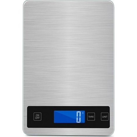 Balance de cuisine numérique rechargeable 15 kg, balance électronique USB-C, précision de pesage au 1 g/0,1 oz, fonction de pesage professionnelle, pile incluse (1/4)
