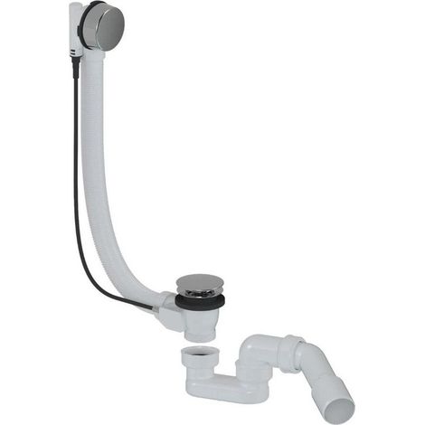 Swiss Aqua Technologies Set completo di scarico da 60 cm per vasca da bagno SAT Project, cromo (SATAVAPRO1)