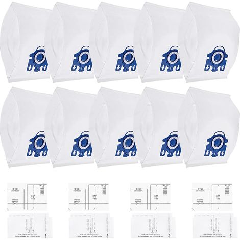 10x SACCHETTI PER ASPIRAPOLVERE MIELE CLASSIC C1 C2 C3 S227 S240 S270 S400 S2 S5 + FILTRI (1/5)