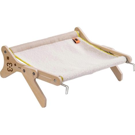 Verstellbare Katzenhängematte fürs Fenster, robust, Tragkraft 18 kg, rosa, waschbar, für Wohnungskatzen.