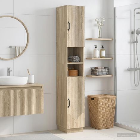 Beyamis Meuble de salle de bain  avec étagère ouverte (1/5)
