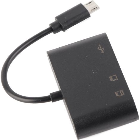 Lecteur de Carte USB-C et Micro USB pour Smartphone, PC, Mac, avec Prise en Charge des Cartes SD et MicroSD