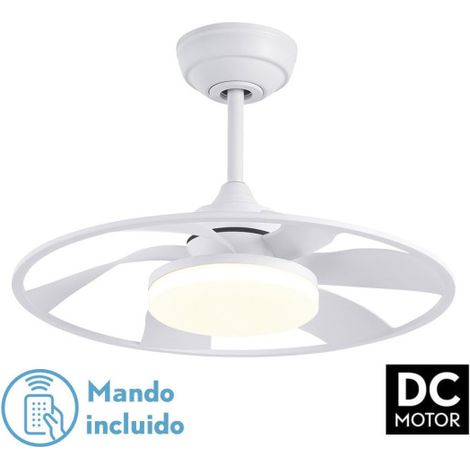 FABRILAMP Ventilator Dc Celsius 26w White 6 Blades 55d 2950lm 3000-4000-6500k 6vel. Fernbedienung, Speicher &amp Timer