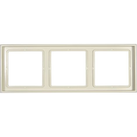 Jung 3fach Rahmen LS 990 Creme-Weiß LS983W 1 St.