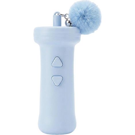 Baguette de pêche électrique rétractable pour chats avec leurres en peluche interchangeables (bleu) (1/5)