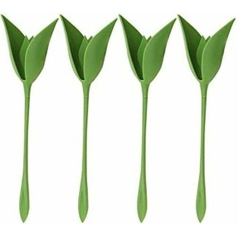 12 pièces Porte-Serviette Fleur Creative en Plastique Fleur Outil Rouleau Vert Conception pour Table Décoration Famille Partie Serviette Anneau (1/5)