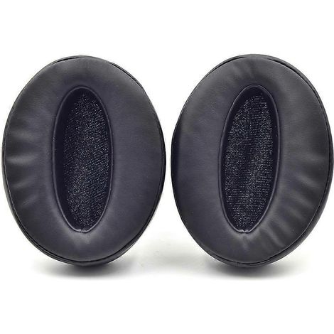 2PCS Coussinets d'Oreille en Cuir Souple pour Sennheiser HD 4.40 HD 4.50 BTNC - Mousse Confort - Housse Remplaçable