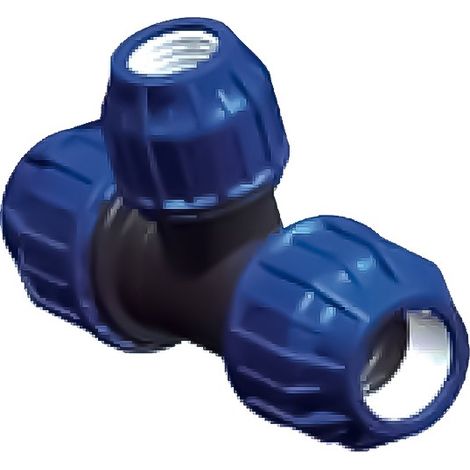 Raccordo in polipropilene  Pollici: 25x25x25 mm (1/3)