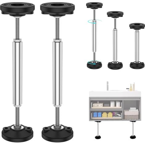 2Pcs Etai Telescopique Reglable,38-52 cm Barre Telescopique (1/5)