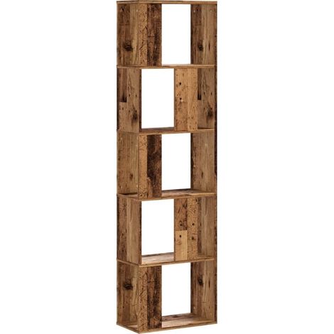 Maison Exclusive - Libreria 5 Ripiani Legno Vecchio 45x23,5x162,5cm Multistrato
