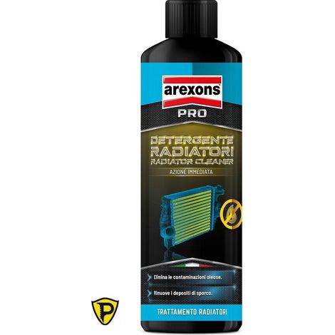 Detergente Radiatori Auto Moto Arexons Rimuove depositi sporco oleosi da 500 ml.