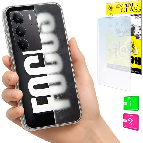 Custodia per Realme C75 / 14X 5G con cover fotografica e vetro temperato 9H. (1/5)