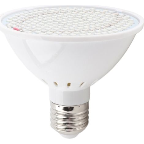 Lampe de croissance pour plantes E27 8W 200 LED, idéale pour les jardins, les serres et les semis (85V-265V).