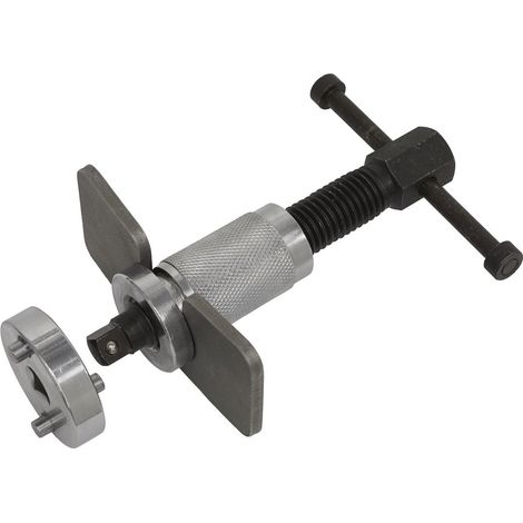 Sealey Left-Handed Brake Piston Wind-Back Tool with Double Adaptor VS0247 (1/2)