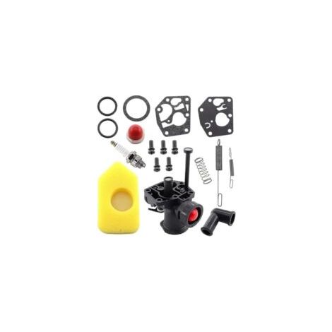 Kit de carburador para cortacéspedes Briggs & Stratton: 499809, 498809A, 494406, filtro 698369, regulador 691859, diafragma 692211, 795083, 495770 (1/5)