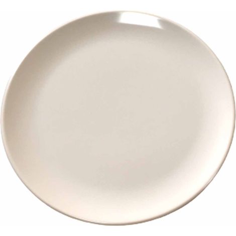 Assiette à fruits ronde de 6 pouces, imitation robuste et résistante aux chutes, plat en os de porcelaine, vaisselle épaisse et isolée en mélamine pour la maison et le restaurant. (1/5)