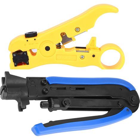 Multi-purpose wire stripper, wire crimping pliers, for stripping and crimping (1/5)