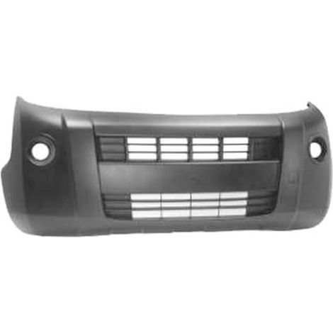 Pare-choc avant noir avec trous anti-brouillards Fiat Qubo 2008-2016