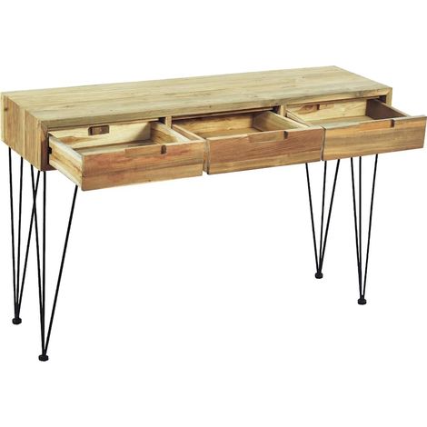 Maison Exclusive - Tavolo Consolle 120x35x76 cm in Legno Massello di Teak
