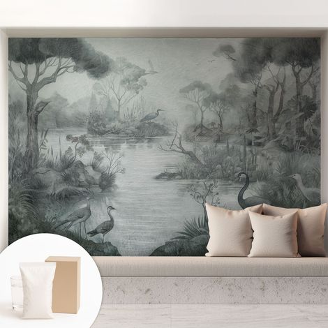 Carta Da Parati Con Design Moderno - Per Rinnovamento Rapido - Non-Woven - Per Interni Moderni Paesaggio naturale 208x146 cm (1/5)
