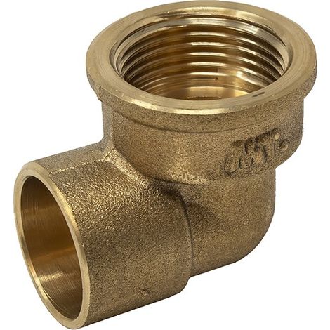 GOMITO OTTONE H - Cu 15 - 1/2''