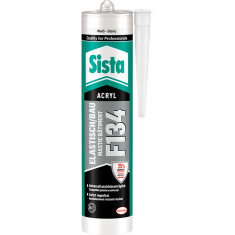 Sista Elastisch / Bau F134 weiß 300ml L44WS (1/2)