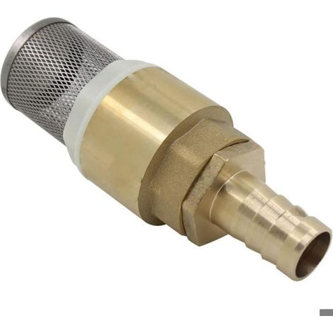 Valve anti-retour avec filtre – HAWUJ – 1 pouce (19 mm) – Avec grille en acier inoxydable – pour pompe, irrigation (1/3)