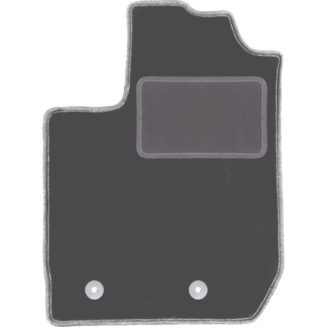 Tapis de sol conducteur en velours pour : Dacia Sandero Stepway II FL (2018-2021) graphite