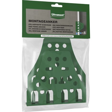 Ultrament Montageanker 2 Stück Hartschaumplatten