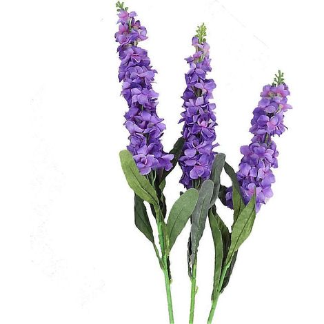 Bouquet de fleurs artificielles (violet) - Décoration pour la maison, les commerces et les fêtes-AquaForge (1/2)