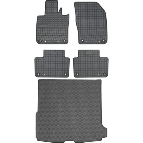 Volvo V60 II Kombi desde 07.2018 SET - Alfombrillas de goma para coche + alfombrilla para maletero