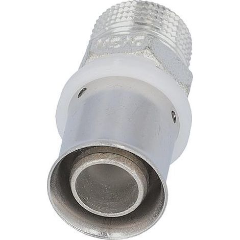 Raccord a sertir pour tube multicouche male, etame 16x2mm - 1/2"