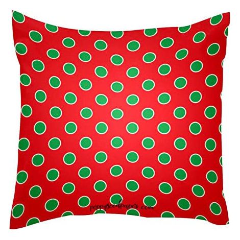Yeppon Federa Cuscino Natale Pois Modello Rosso 40x46