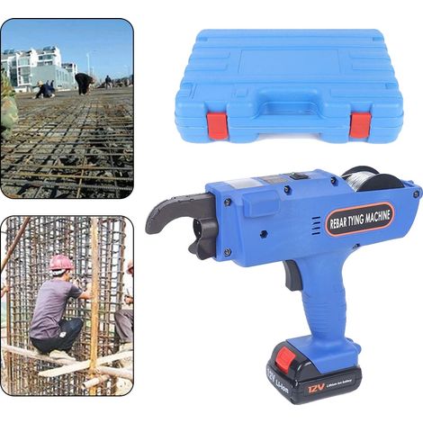 Outil de Liaison Manuel, 220V, Plage de Liaison 8-34mm, 2 x Batteries Li-ion 12V, Temps de Nœud 0,8s, Taille de Boîte à Outils 4128,510 cm (1/5)