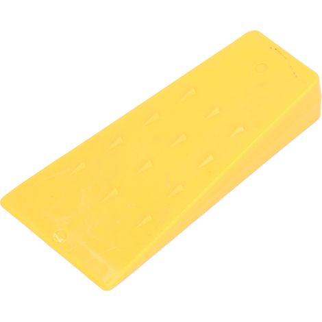 [JAMAIS UTILISÉ]Coin d'abattage de 14 cm (5,5 pouces) à haute résistance aux chocs pour fendre le bois et couper les arbres - Outil de jardinage et d'exploitation forestière - Jaune (1/5)