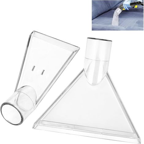 Accessorio per aspirapolvere, 2 ugelli per aspirapolvere per auto, ugello per lavaggio ad acqua, ventosa, iniettore, ugelli con spazzola estrattore, ugello di aspirazione spray (1/5)