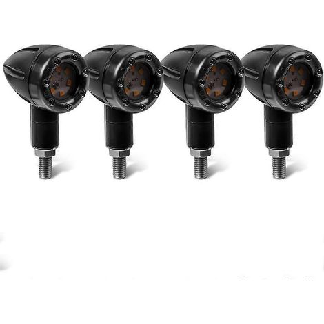 Clignotants LED pour moto, feu stop, mini-lampe de signalisation, feu clignotant 12V pour Honda, Suzuki et Kawasaki BF (1/5)