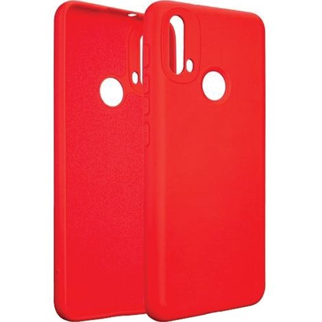 Funda de silicona Beline para Motorola Moto E20 roja/roja (1/3)