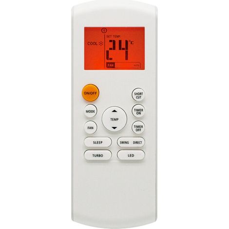 Télécommande de climatiseur RG57B1 BGE rétroéclairée pour US/ (1/4)