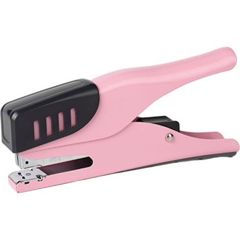 Robuste, ergonomische und kraftsparende Schreibtisch-Agrafe mit 24/6- und 26/6-Bürogriffen und einer umkehrbaren Einlage. (1/5)