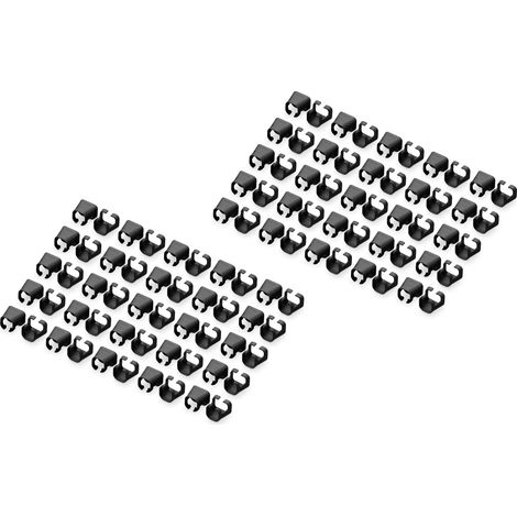 DIGITUS CLIPS DE COULEUR POUR CÂBLES PATCH RJ45 - ORGANISATION PAR COULEUR DES CÂBLES RÉSEAU - 100 PIÈCES - POUR CÂBLES LAN CAT