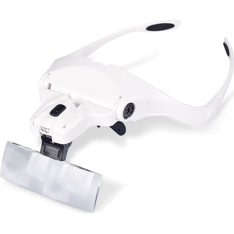 Brille mit LED-Vergrößerungslinse, Sehhilfe
