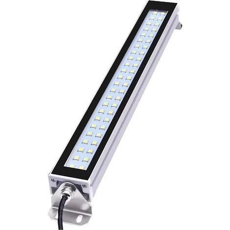 Faro da lavoro a LED in metallo per macchine utensili, impermeabile e resistente all'olio, illuminazione industriale CNC per macchine utensili e schiuma, 160-1220 mm per torni (650 mm, 100-220 V) (1/5)
