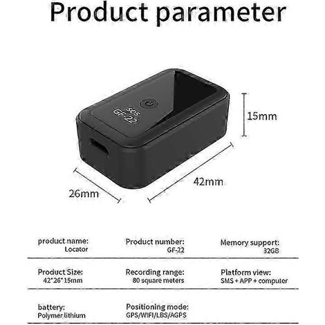 Aplicación gratuita Plug and Play Monitor de voz Alarma de vibración por exceso de velocidad Mini 4G OBD GPS Coche en tiempo real (1/5)