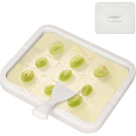 Machine à glace roulée pour enfants Jouet de cuisine Plateau à glace roulée Idéal pour les garçons et les filles : appartement, crèche, école, salon, salle de jeux, anniversaire, vacances d'été (1/5)