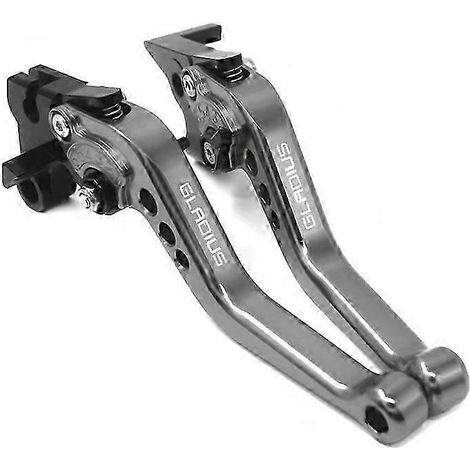 Für SFV650 GLADIUS 2009 2010 2011 2012 2013 2014 2015 - Hochwertiges neues Motorradzubehör: CNC-gefräster, verstellbarer Brems- und Kupplungshebel (Titan)