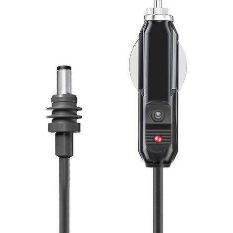 Câble d'alimentation CC pour voiture avec satellite, calibre 18 AWG, étanche IP68, adaptateur secteur pour camions, bus et poids lourds, longueur 1 m / 3,28 pi. (1/5)