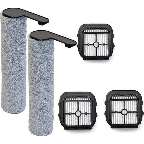 Lot de 5 brosses rotatives et filtres HEPA de rechange compatibles avec l'aspirateur Laresar S7 Pro (1/4)